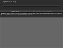 Tablet Screenshot of cyber-base.org